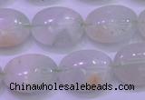CFL1218 15.5 inches 12*16mm oval green fluorite gemstone beads