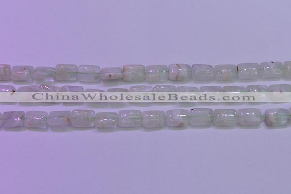 CFL1224 15.5 inches 10*14mm rectangle green fluorite gemstone beads