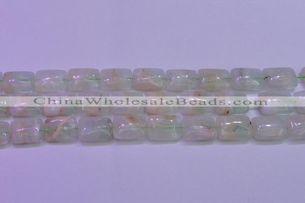 CFL1227 15.5 inches 15*20mm rectangle green fluorite gemstone beads