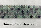 CFL1461 15.5 inches 6mm round A grade fluorite gemstone beads