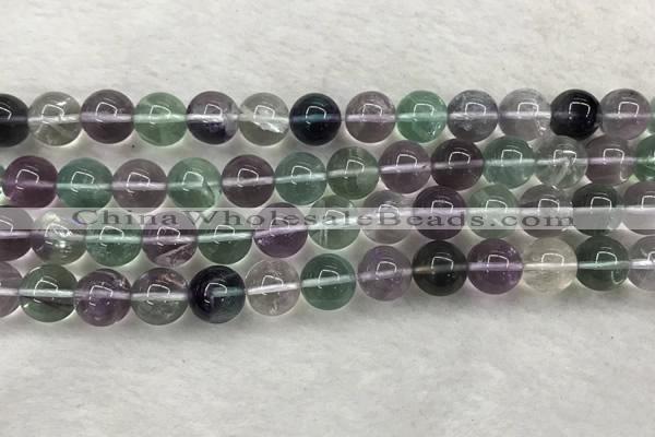 CFL1474 15.5 inches 12mm round AA grade fluorite gemstone beads