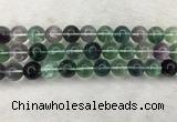 CFL1476 15.5 inches 14mm round AA grade fluorite gemstone beads