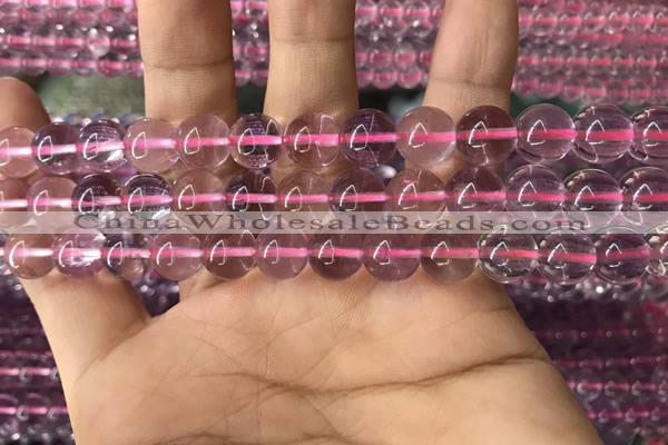 CFL1498 15.5 inches 10mm round purple fluorite gemstone beads