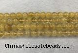 CFL1509 15.5 inches 10mm round yellow fluorite gemstone beads