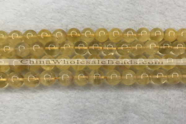 CFL1509 15.5 inches 10mm round yellow fluorite gemstone beads