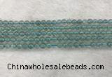 CFL1514 15.5 inches 4mm round blue fluorite gemstone beads