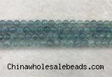 CFL1515 15.5 inches 6mm round blue fluorite gemstone beads