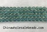 CFL1517 15.5 inches 10mm round blue fluorite gemstone beads