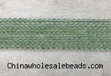 CFL1521 15.5 inches 4mm round green fluorite gemstone beads