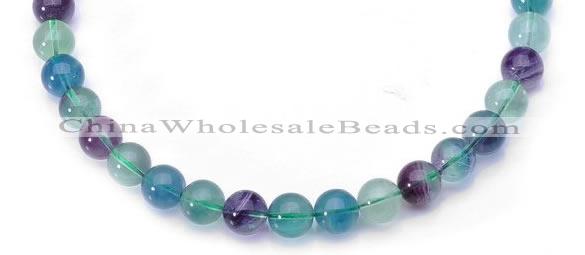 CFL16  A- grade 14mm round natural fluorite gemstone beads