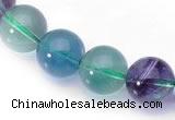 CFL17 16mm A- grade round natural fluorite stone beads Wholesale