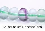 CFL45 4*6mm roundel B grade natural fluorite beads Wholesale