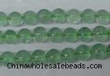 CFL602 15.5 inches 8mm round AB grade green fluorite beads wholesale