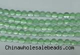 CFL610 15.5 inches 4mm round A grade green fluorite beads wholesale