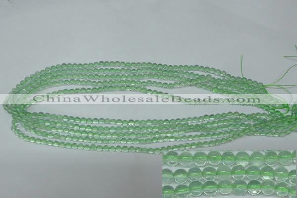 CFL610 15.5 inches 4mm round A grade green fluorite beads wholesale