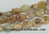 CFS201 15.5 inches 8*10mm oval natural feldspar gemstone beads