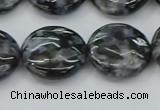 CFS314 15.5 inches 18mm flat round feldspar gemstone beads