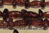 CGA489 15.5 inches 4*8mm – 4*10mm nuggets natural red garnet beads
