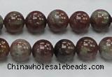 CGA50 15.5 inches 10mm round red green garnet gemstone beads