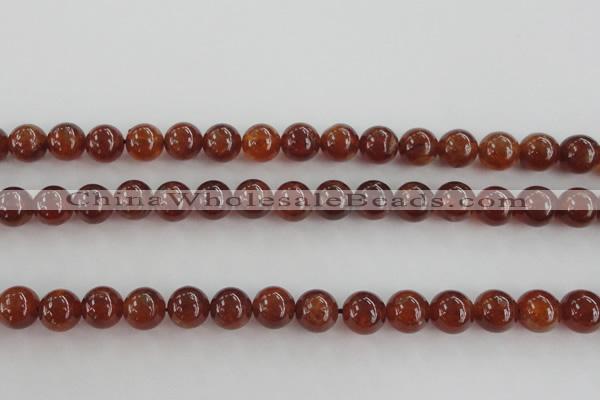 CGA512 15.5 inches 8mm round AA grade yellow red garnet beads