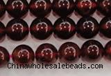 CGA605 15.5 inches 8mm A+ grade round natural orange garnet beads