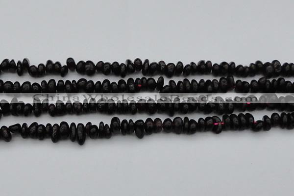 CGA653 15.5 inches 5*8mm nuggets red garnet gemstone beads