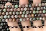 CGA684 15.5 inches 6mm round kashgar garnet beads wholesale