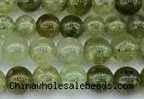 CGA840 15 inches 4mm round green garnet beads