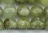 CGA846 15 inches 8mm round green garnet beads