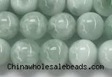 CGA901 15.5 inches 6mm round green angel skin gemstone beads