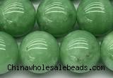 CGA932 15 inches 10mm round green angel skin beads