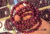 CGB2511 7.5 inches 7mm round ruby zoisite beaded bracelets