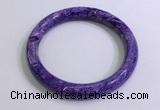 CGB2584 Inner diameter 60mm fashion charoite gemstone bracelet