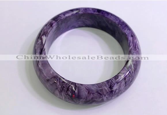 CGB2585 Inner diameter 60mm fashion charoite gemstone bracelet