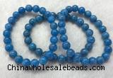 CGB2622 7.5 inches 8mm round natural apatite beaded bracelets