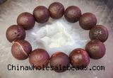 CGB3009 7.5 inches 20mm round agate bracelet wholesale
