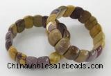 CGB3234 7.5 inches 12*20mm oval mookaite gemstone bracelets