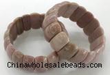CGB3253 7.5 inches 12*25mm oval rhodochrosite bracelets