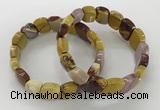 CGB3271 7.5 inches 10*15mm faceted marquise mookaite bracelets