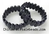 CGB3324 7.5 inches 10*20mm faceted oval blue goldstone bracelets