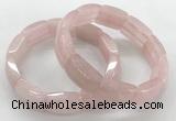 CGB3401 7.5 inches 15*21mm rose quartz bracelets wholesale