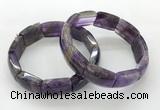 CGB3402 7.5 inches 15*21mm amethyst bracelets wholesale