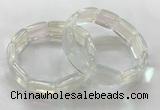 CGB3404 7.5 inches 15*21mm synthetic moonstone bracelets