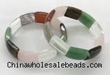 CGB3405 7.5 inches 15*21mm mixed gemstone bracelets