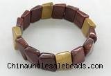 CGB3472 7.5 inches 12*17mm trapezoid mookaite bracelets