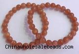 CGB4538 7.5 inches 7mm - 8mm round golden sunstone beaded bracelets