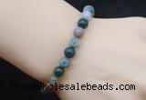 CGB5018 6mm, 8mm round Indian agate beads stretchy bracelets