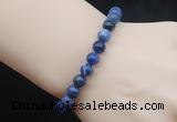 CGB5067 6mm, 8mm round sodalite beads stretchy bracelets