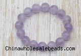 CGB5308 10mm, 12mm round lavender amethyst beads stretchy bracelets