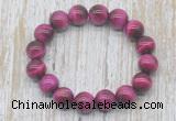 CGB5327 10mm, 12mm round red tiger eye beads stretchy bracelets